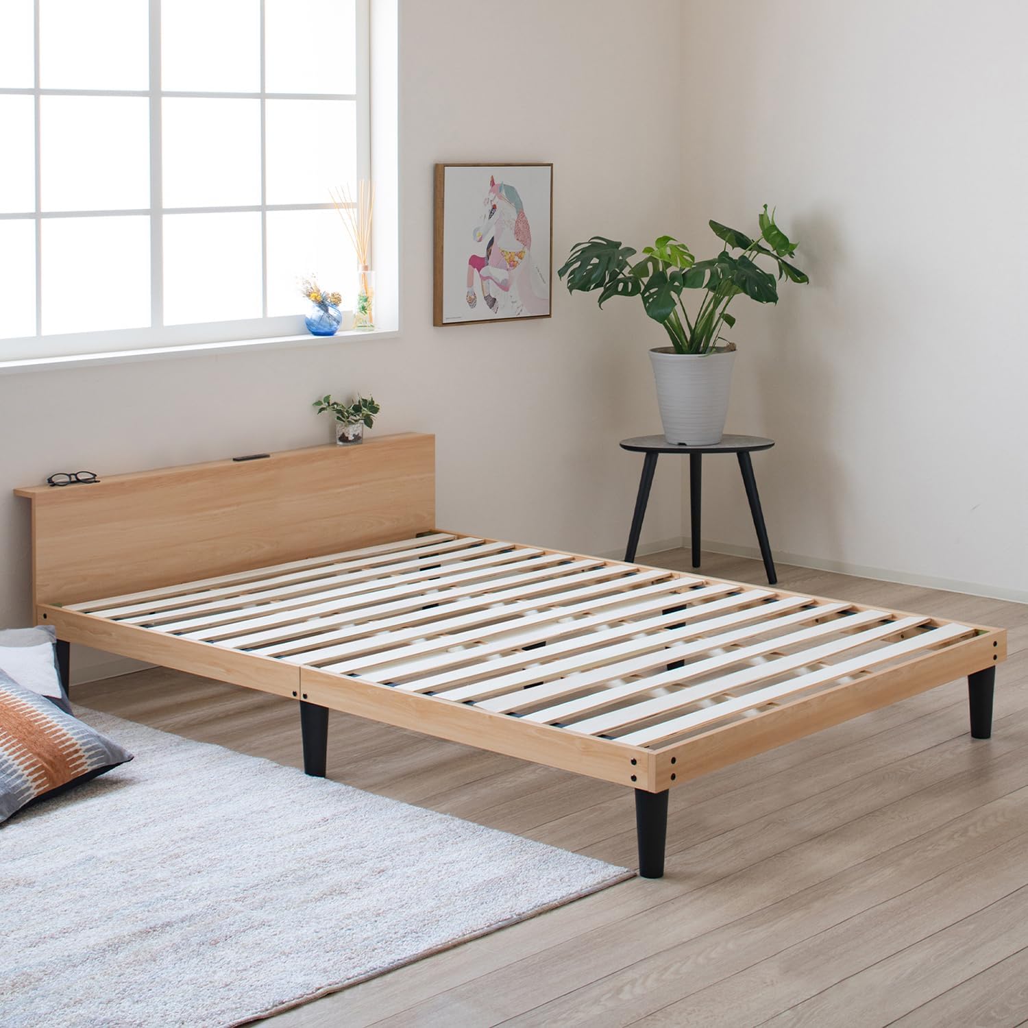 直接渡し 美品 LOWYA ダブル ベッド フレーム シャビーナチュラル 直接 直接渡し 美品 LOWYA ダブル ベッド フレーム シャビーナチュラル 直接